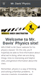 Mobile Screenshot of mrdavisphysics.com