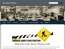 Tablet Screenshot of mrdavisphysics.com